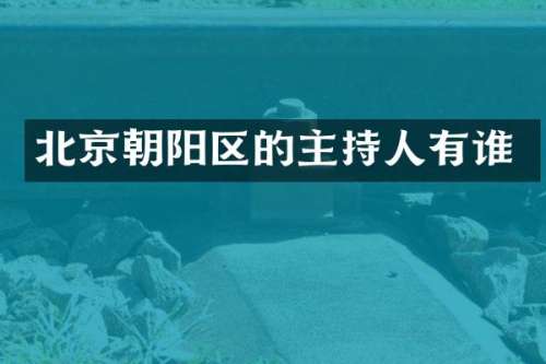 北京朝阳区的主持人有谁