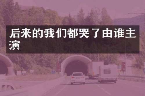 后来的我们都哭了由谁主演