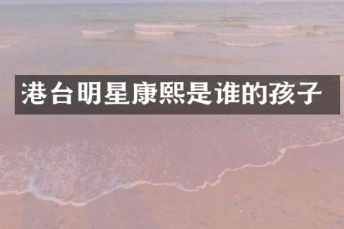 港台明星康熙是谁的孩子