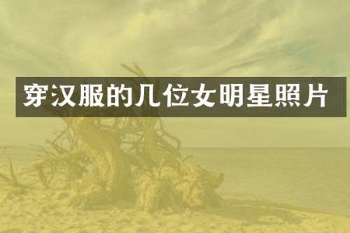 穿汉服的几位女明星照片