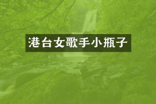 港台女歌手小瓶子