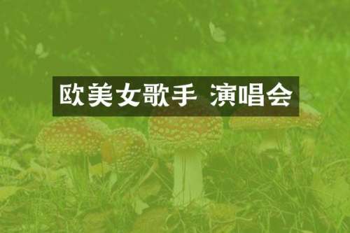 欧歌手 演唱会