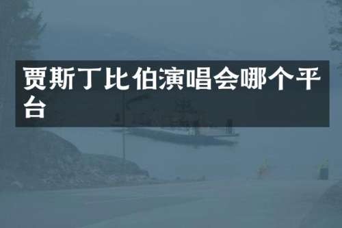 贾斯丁比伯演唱会哪个平台