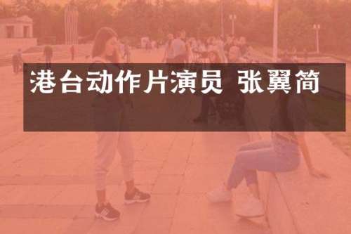 港台动作片演员 张翼简历