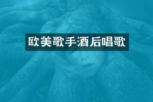 欧美歌手酒后唱歌