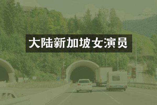 大陆新加坡女演员