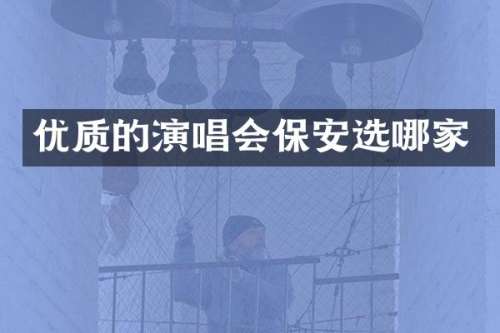 优质的演唱会保安选哪家