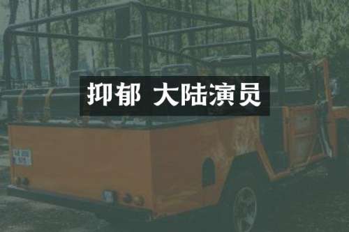 抑郁 大陆演员