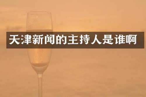 天津新闻的主持人是谁啊