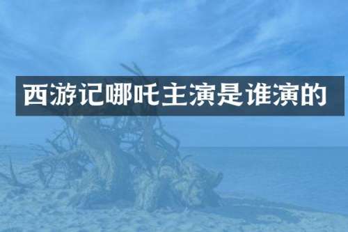 西游记哪吒主演是谁演的