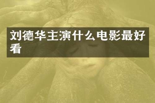 刘德华主演什么电影最好看