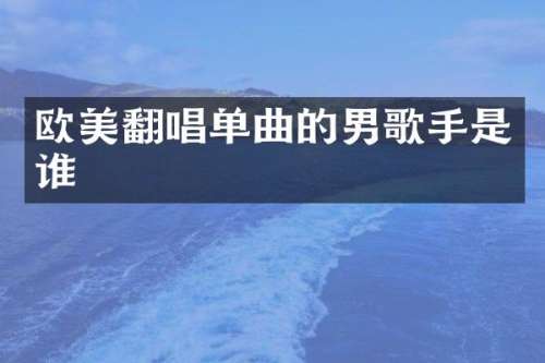 欧美翻唱单曲的男歌手是谁