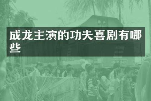成龙主演的功夫喜剧有哪些