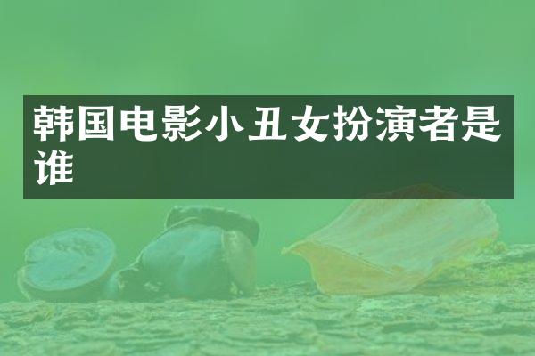 韩国电影小丑女扮演者是谁