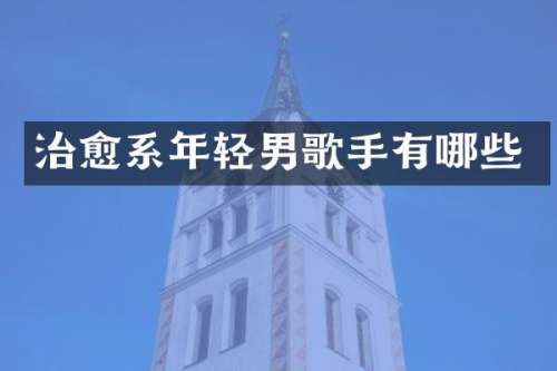 治愈系年轻男歌手有哪些