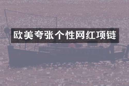 欧美夸张个性网红项链