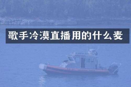 歌手冷漠直播用的什么麦