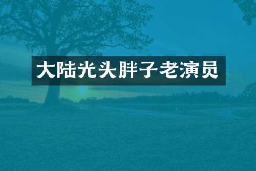 大陆光头胖子老演员