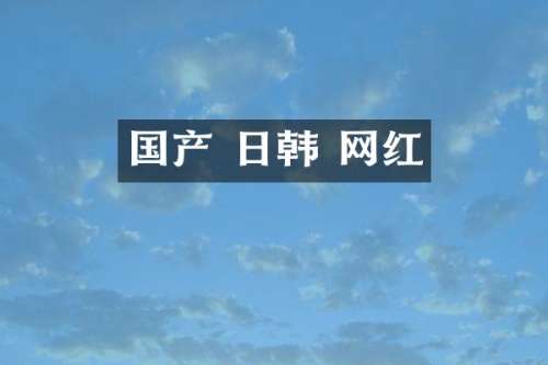 国产 日韩 网红