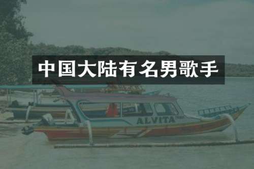 中国大陆有名男歌手