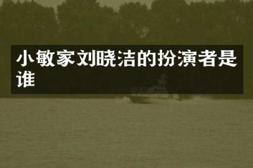 小敏家刘晓洁的扮演者是谁