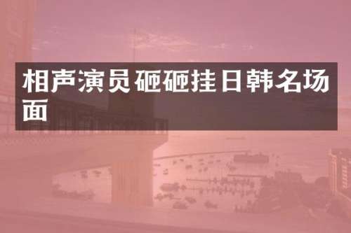 相声演员砸砸挂日韩名场面