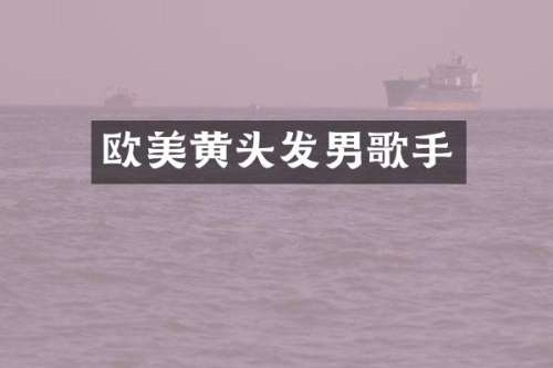 欧美黄头发男歌手