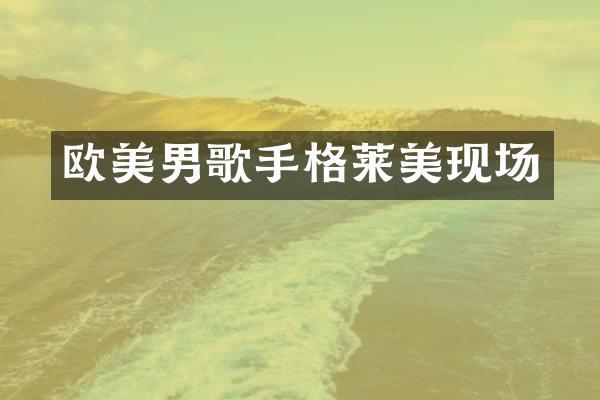 欧美男歌手格莱美现场