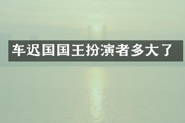车迟国国王扮演者多大了