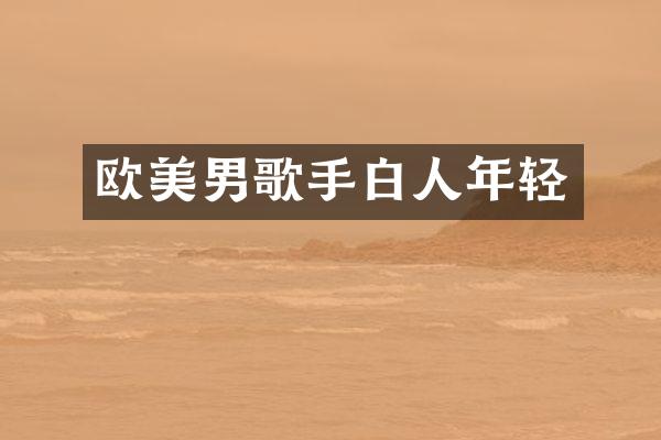 欧美男歌手白人年轻