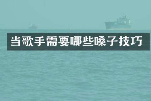当歌手需要哪些嗓子技巧