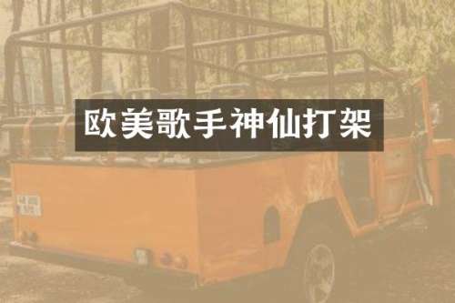 欧美歌手神仙打架