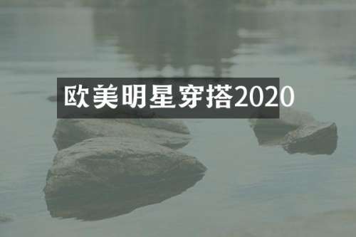 欧美明星穿搭2020
