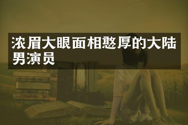 浓眉大眼面相憨厚的大陆男演员