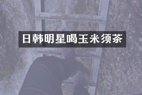 日韩明星喝玉米须茶