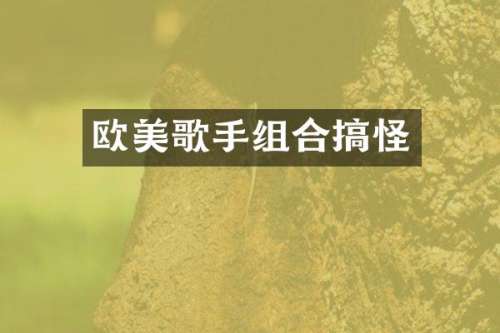 欧美歌手组合搞怪