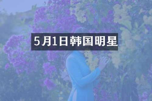 5月1日韩国明星