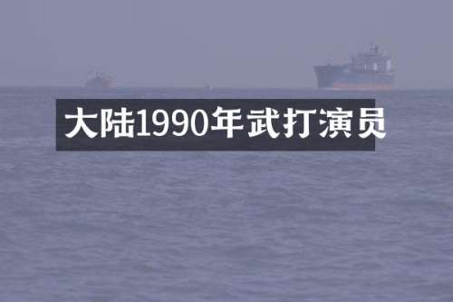 大陆1990年武打演员