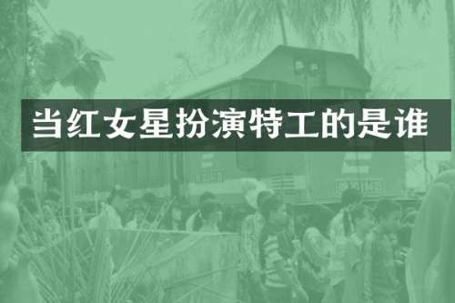当红女星扮演特工的是谁