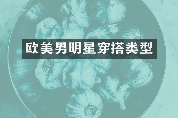 欧美男明星穿搭类型