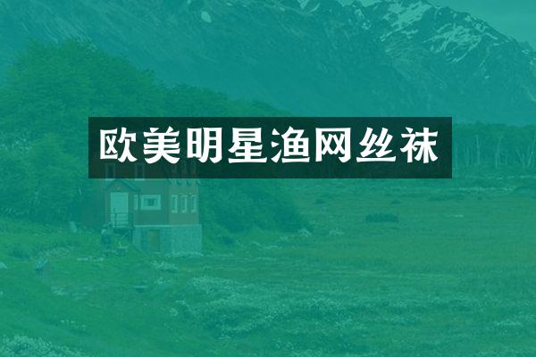 欧美明星渔网丝袜