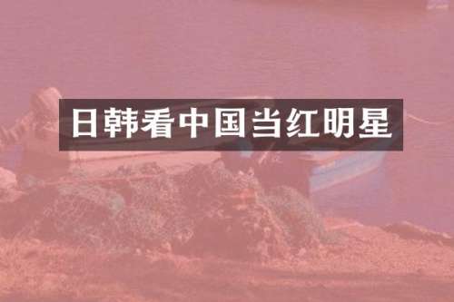 日韩看中国当红明星