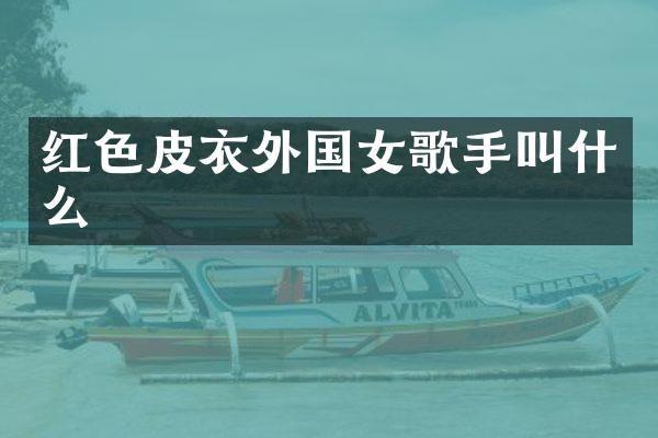 红色皮衣外国女歌手叫什么