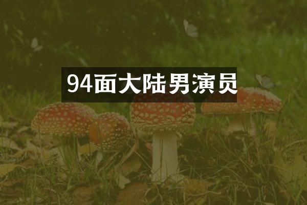 94面大陆男演员
