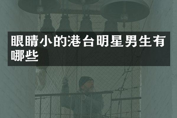 眼睛小的港台明星男生有哪些