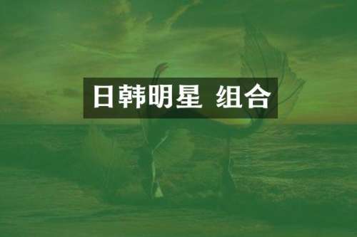 日韩明星 组合