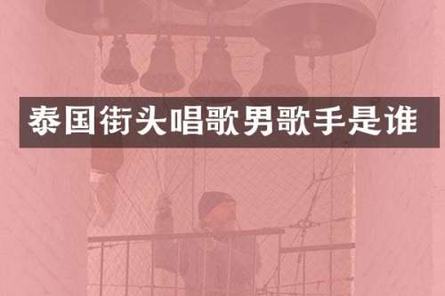 泰国街头唱歌男歌手是谁