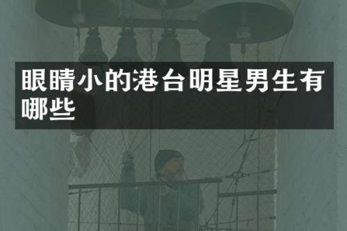眼睛小的港台明星男生有哪些