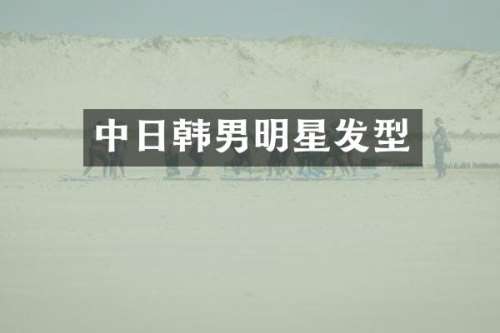 中日韩男明星发型