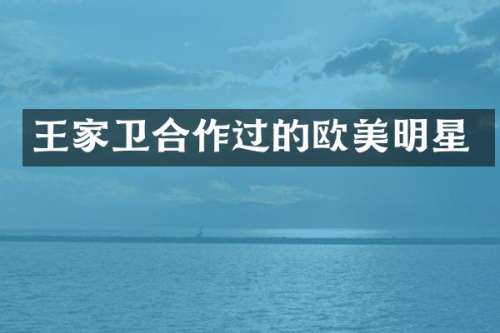 王家卫合作过的欧美明星